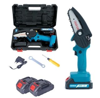 Mini motosega a batteria 2 Batterie Elettrosega el