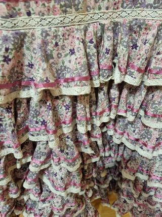 Vestido flamenca con mantoncillo