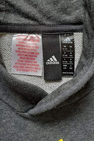 Sudadera Adidas talla S ó para 13-14 años 