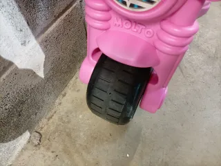 Moto Corre paillos niña