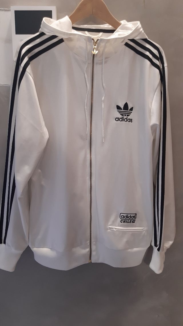 Tuta bianca uomo adidas