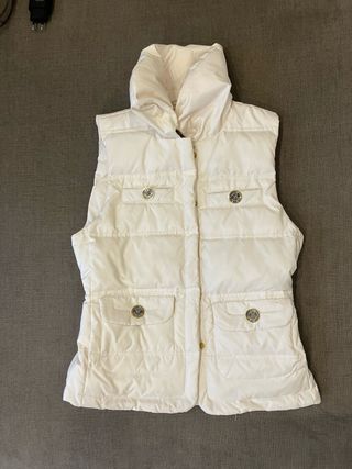 Chaleco plumas