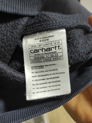 CAPUCHA HOODIE Chase CARHARTT XS  S