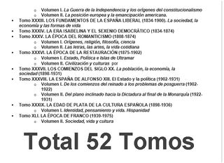 52 Tomos  Historia de España de Menéndez Pidal