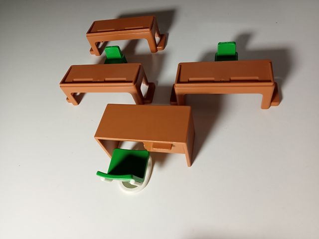 Aula Escolar Playmobil + Accesorios Años 90