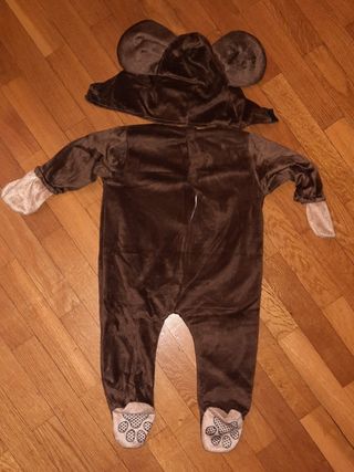 Disfraz mono 0-6 meses
