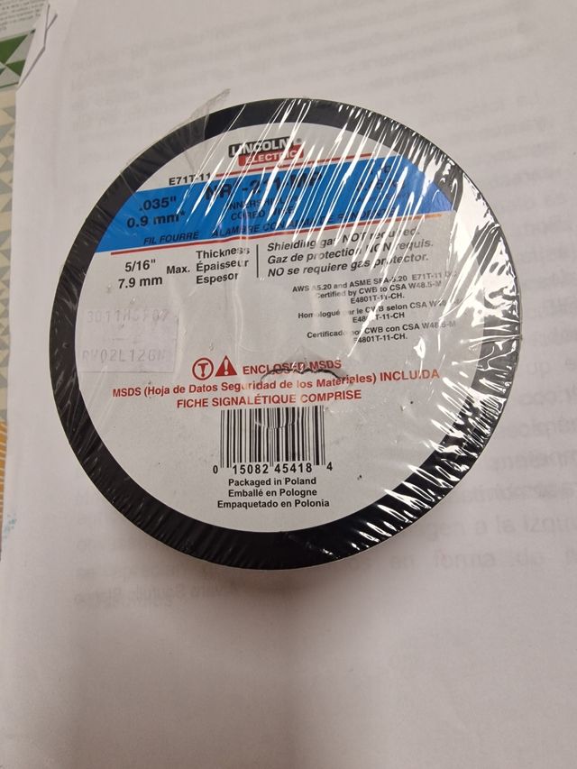 Bovina alambre NR-211-MP 0,9mm, 0,45kg