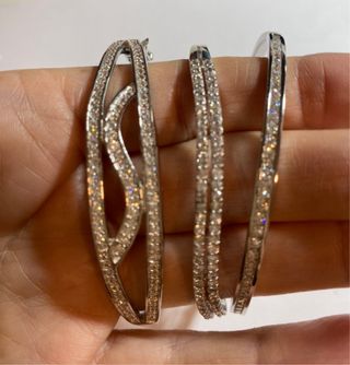 Pulsera de plata y circonita 