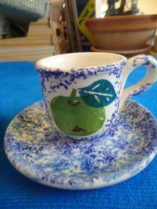 Set colazione ceramica Bizzirri serie frutta 