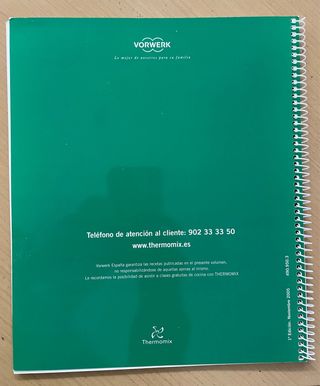 Libro recetas Thermomix
