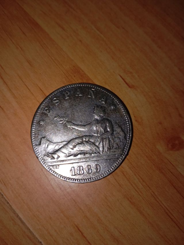 Moneda España 1869