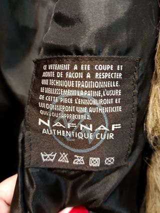 Abrigo piel Naf Naf