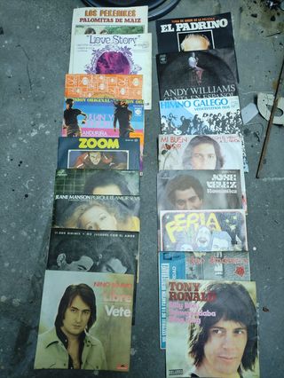 Lote de singles vinilo