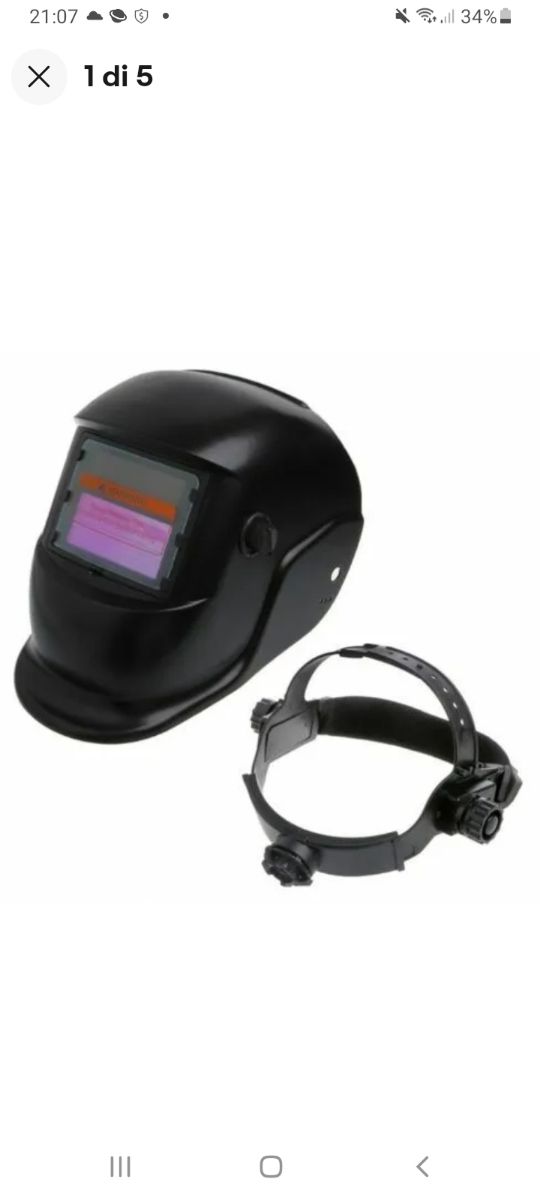 Maschera casco saldatore saldatura LCD