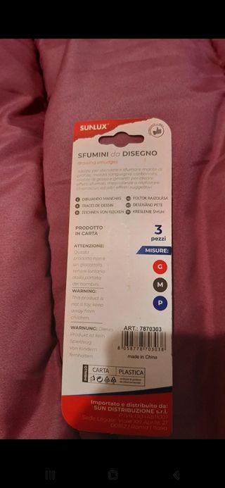 Sfumini da disegno