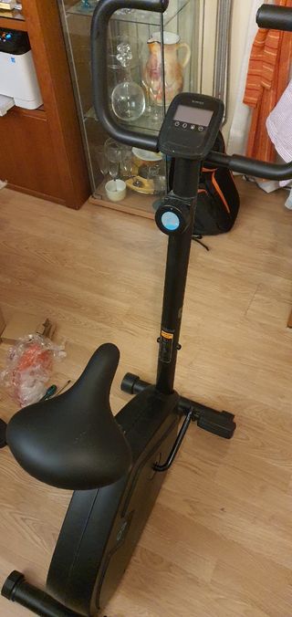 Bicicleta estatica Essential Decatlon