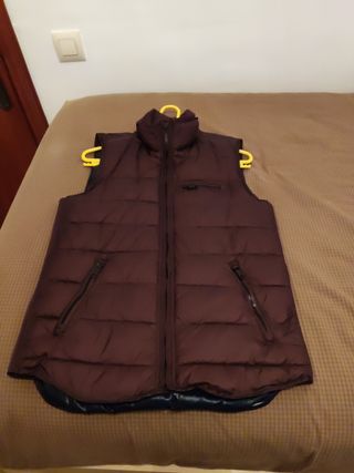 Chaleco talla S granate
