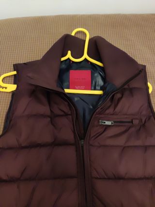 Chaleco talla S granate