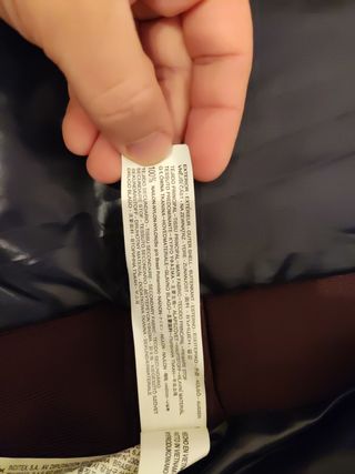 Chaleco talla S granate