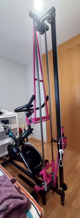Maquina poleas dual