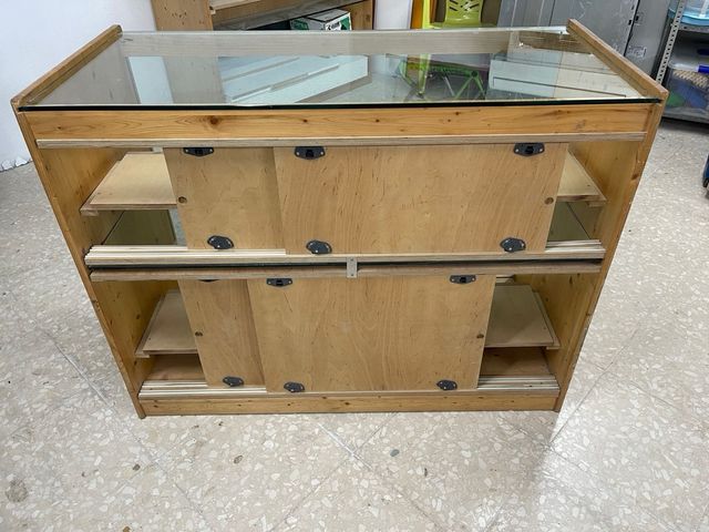 Mueble expositor vitrina