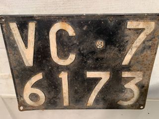 Insegne Targa e targhino posteriore Automobili