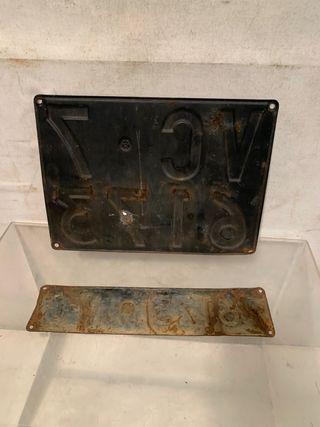 Insegne Targa e targhino posteriore Automobili