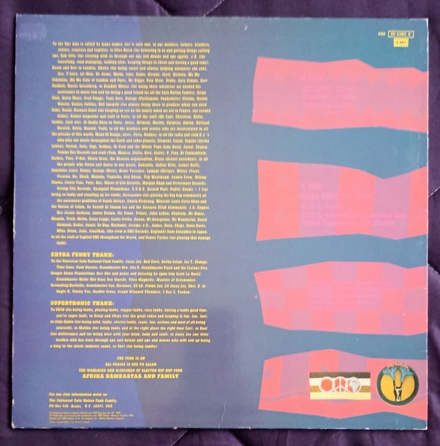 Vinilo Afrika Bambaataa