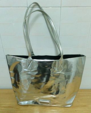 BOLSO  PLATEADO