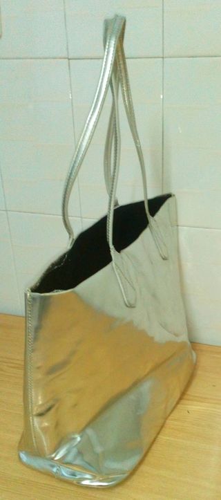 BOLSO  PLATEADO