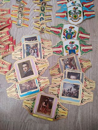 Colección 328 vitolas antiguas