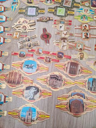 Colección 328 vitolas antiguas