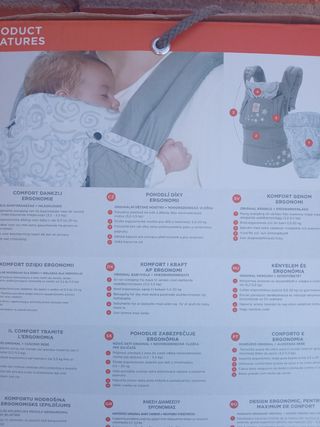 Mochila Ergobaby Gris Cósmica