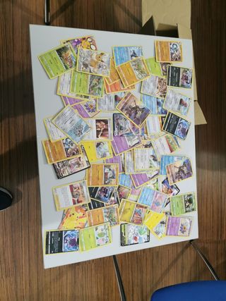 Lotto carte Pokémon in lingua spagnola 