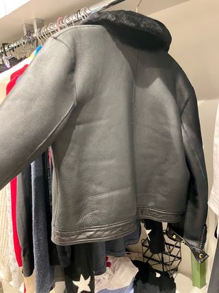 Cazadora Piel de mujer REVERSIBLE