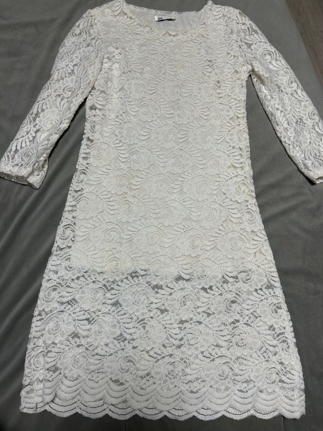 vestido encaje blanco