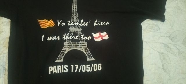 Camiseta XL final  Barcelona-Arsenal