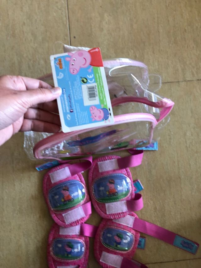 Mochila rodilleras y coderas infantil