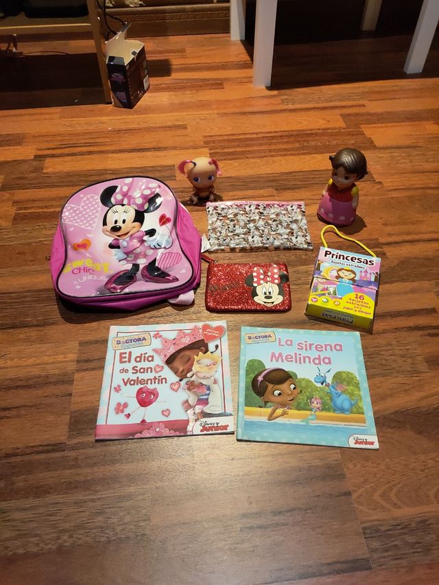 Lote libros y varios niña
