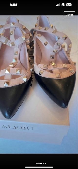 zapato Lalebu manoletina tacha