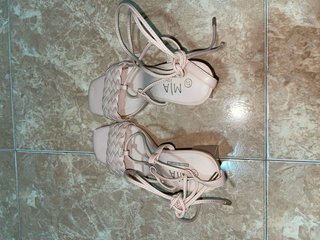 Tacones rosa clarito