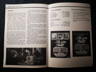 Afiche de cine Sólo para adultos