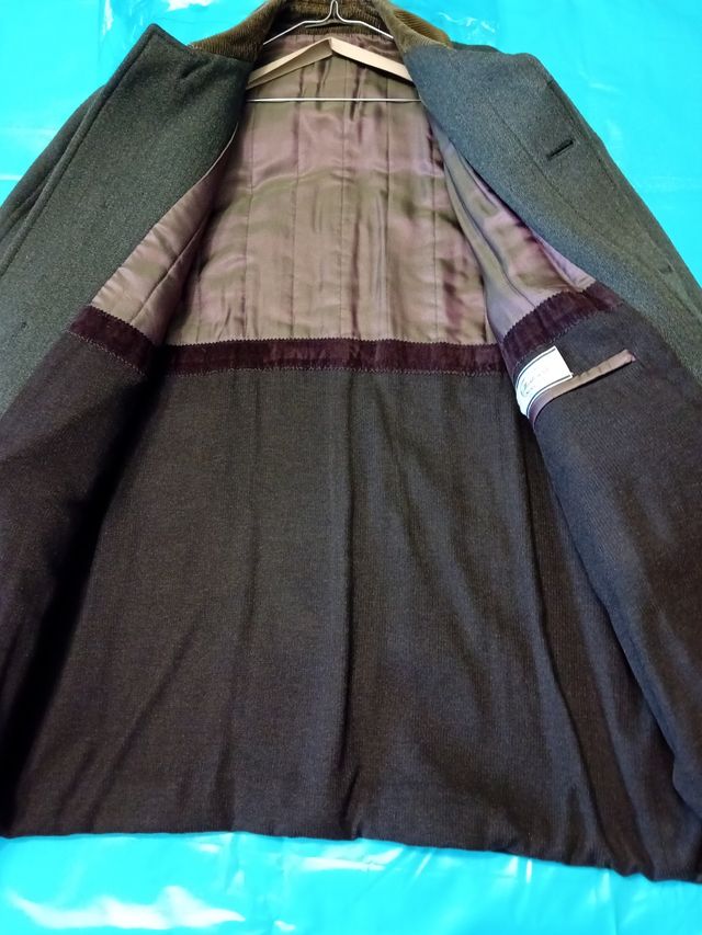 Giacca uomo verde scuro