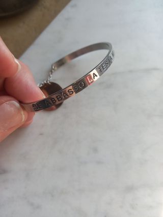Bracciale rigido corona