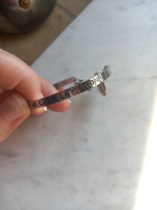 Bracciale rigido corona