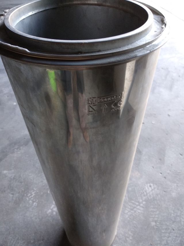 Tubos acero inoxidable doble pared de 200