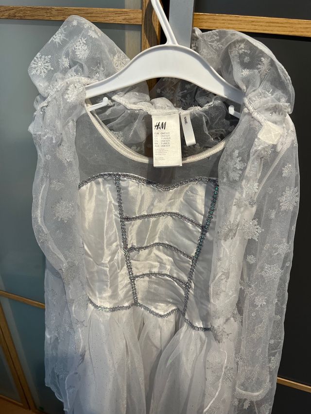 Disfraz Frozen 4/6 años Blanco nieve