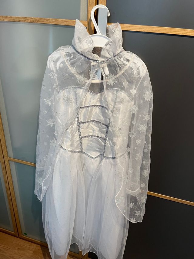 Disfraz Frozen 4/6 años Blanco nieve