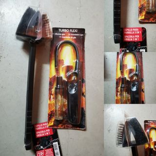 Lote encendedor y cepillo barbacoa