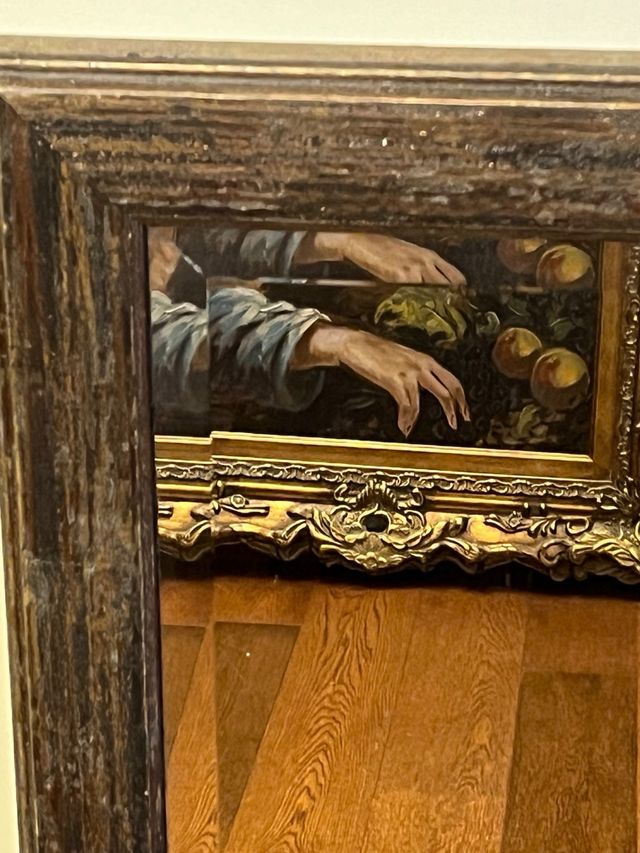 specchiera in legno, inizio ‘900